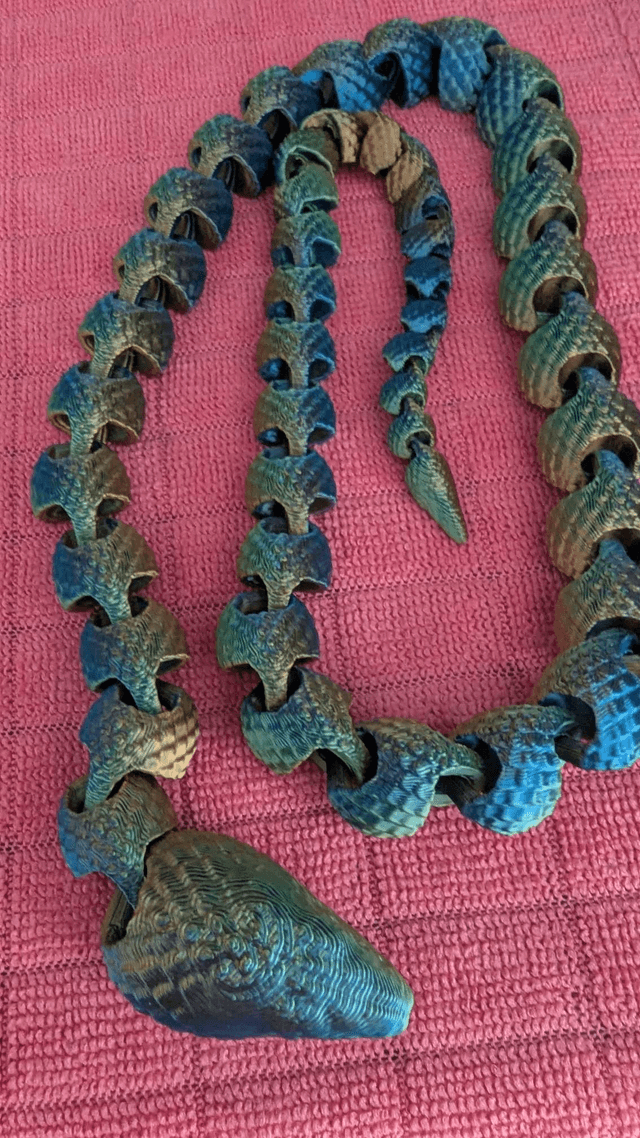 Articulated Snake with scales